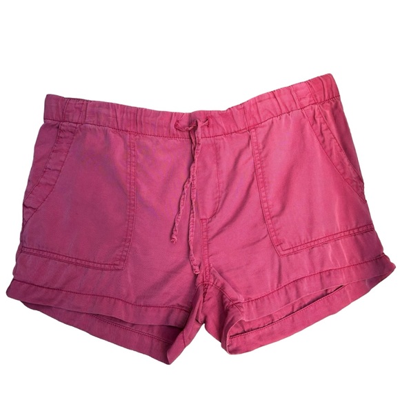 GAP Pants - Gap drawstring cargo shorts pink size S